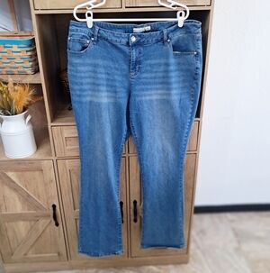 Charming Charlie Boot Cut Rhinestones Breast Cancer Awareness Casual